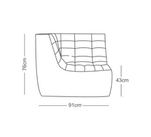 CHALET CORNER MODULAR SOFA
