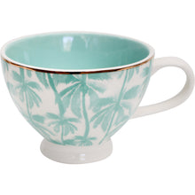 MARINE PALM TEACUP x 2