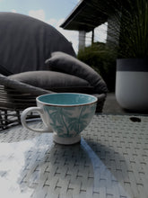 MARINE PALM TEACUP x 2