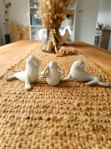 HEAR SEE SPEAK SEAL SET OF 3