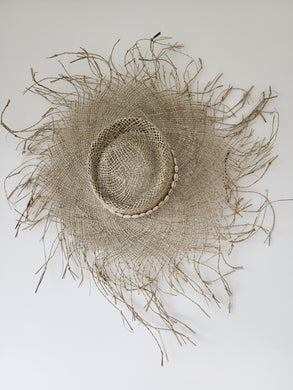 FRINGED BALINESE SHELL HAT
