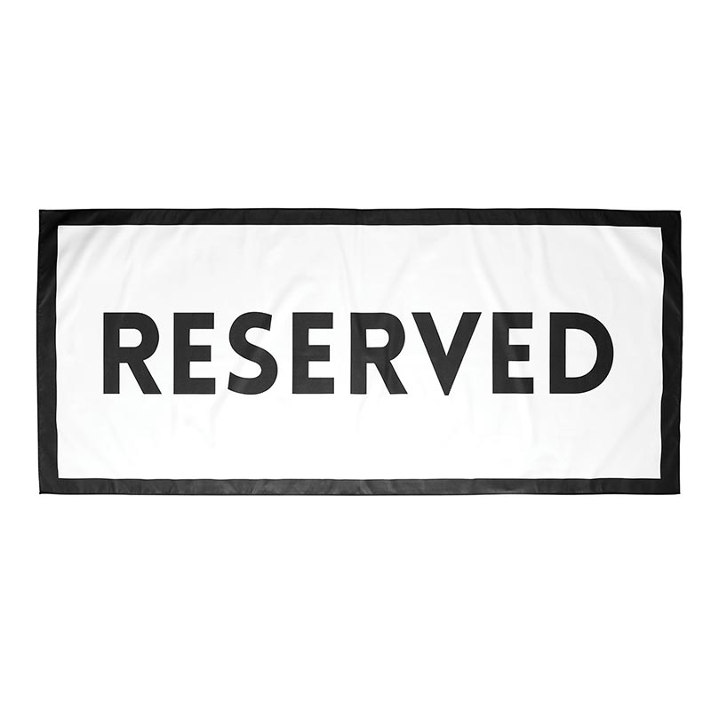 RESERVED BEACH TOWEL