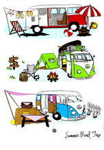 SUMMER ROAD TRIP TEA TOWEL