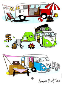 SUMMER ROAD TRIP TEA TOWEL