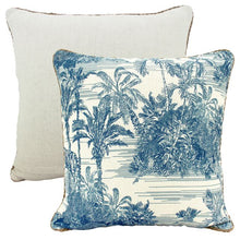 TROPICAL JUNGLE LINEN CUSHION
