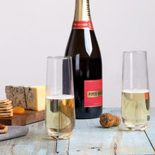 CHAMPAGNE FLUTES STEMLESS